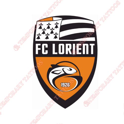 FC Lorient-Bretagne Sud Customize Temporary Tattoos Stickers NO.8321